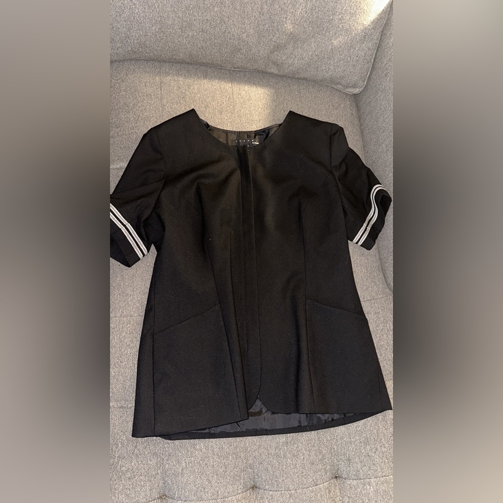 Fourmy by Cintas Black Uniform Top Women’s Size 16T – Short Sleeve